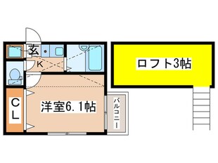 APARTMENT OKAZAWAの物件間取画像